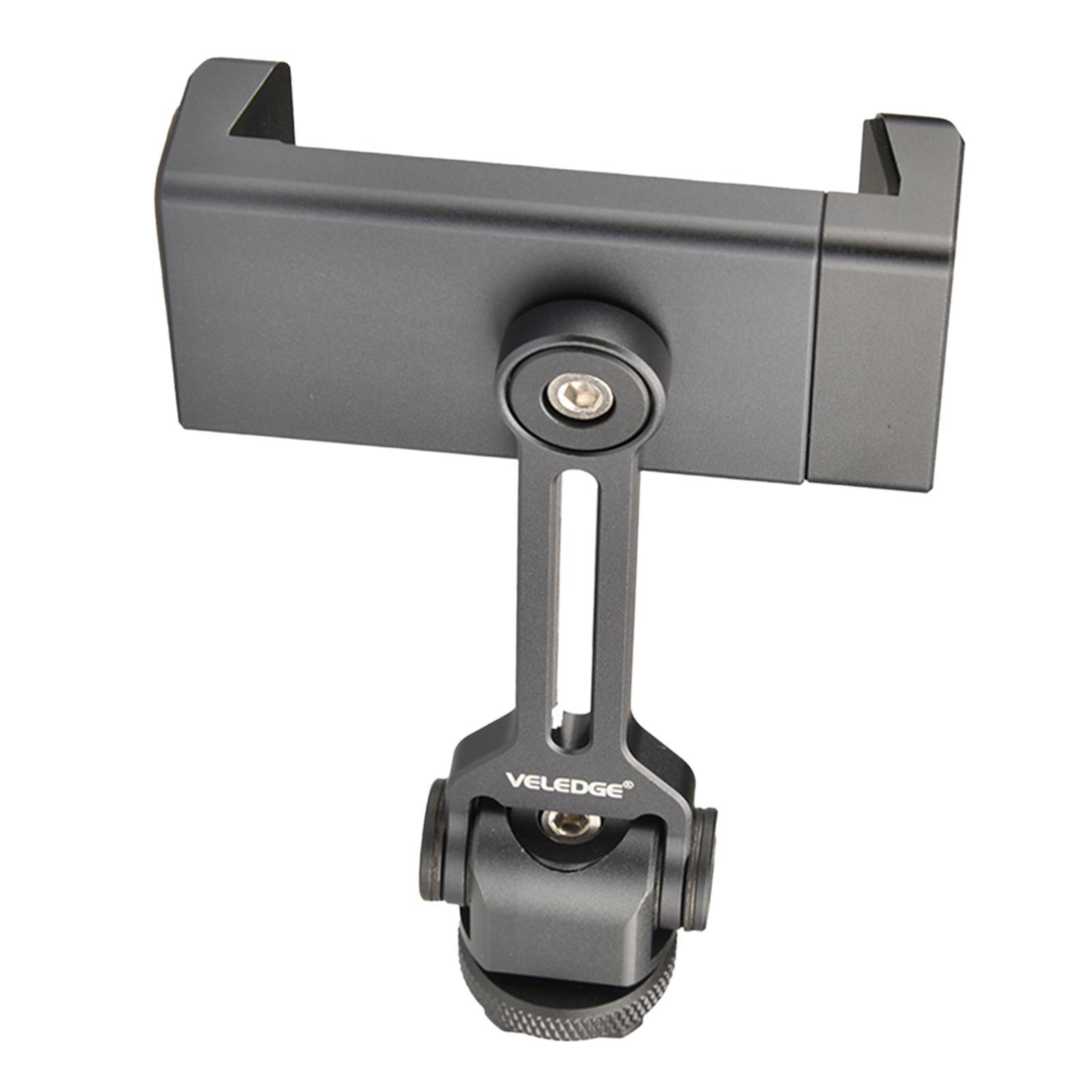 Phone Tripod Mount Adapter W Cold Shoe Mount Flexible Wide Compatibility High Performance