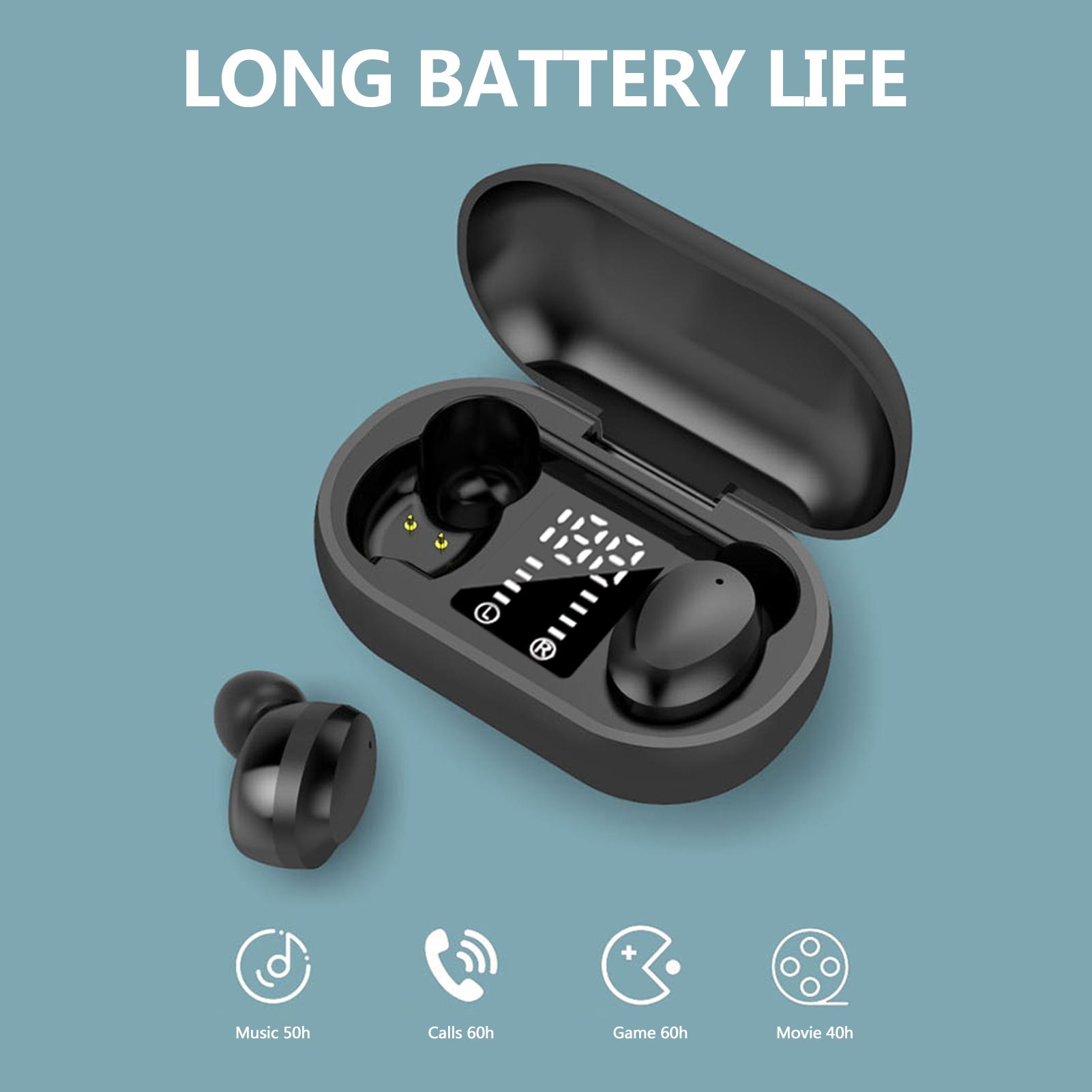 Tai nghe F12 BT5.0 Tự động ghép nối Điều khiển cảm ứng Giảm tiếng ồn Hộp sạc Màn hình nguồn