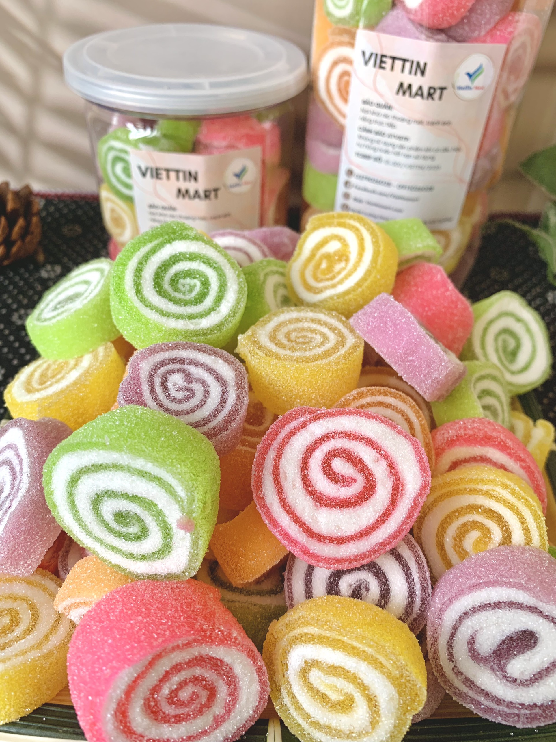Kẹo Dẻo Xoắn Hương Trái Cây VietTin Mart