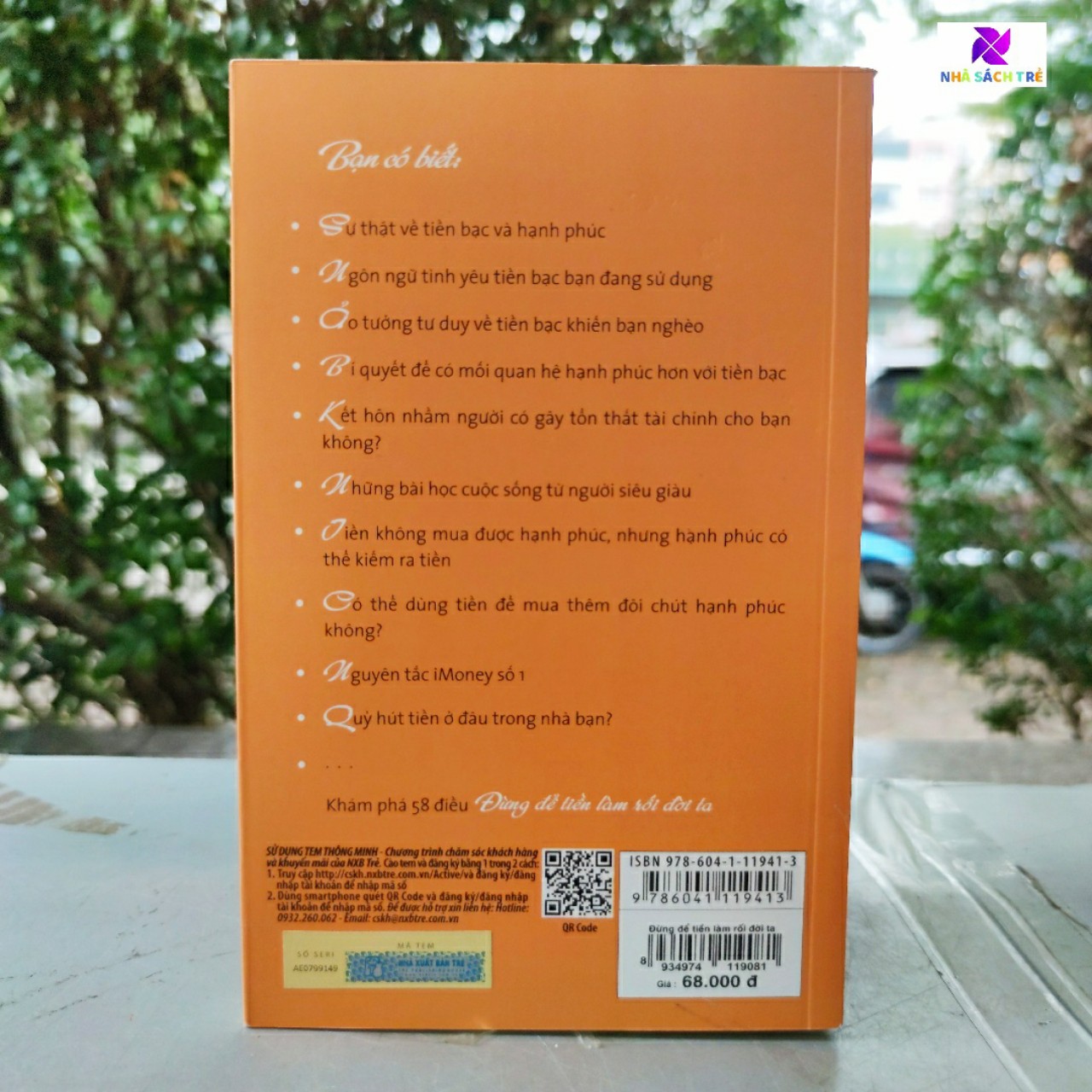 Cuốn sách: Đừng Để Tiền Làm Rối Đời Ta - những lời khuyên để giúp hình thành thái độ tốt đối với việc kiếm tiền – tiêu tiền – để dành tiền