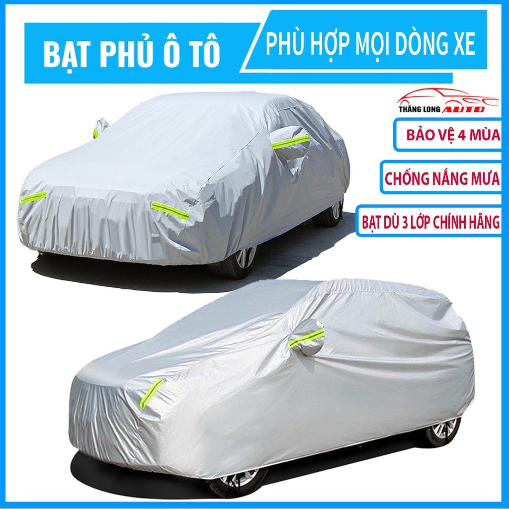 Bạt dù phủ xe hơi,áo trùm che phủ xe oto, bạc phủ trùm xe ôtô 4 chỗ đến 7 chỗ và các dòng xe bán tải vải dù oxford