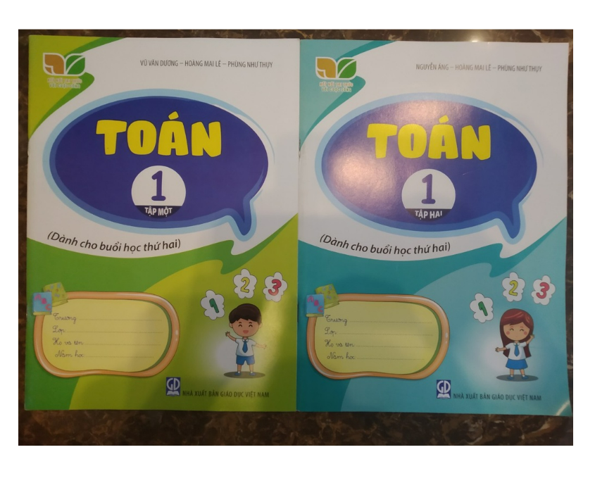 Sách - Combo Toán 1 – Dành cho buổi học thứ hai