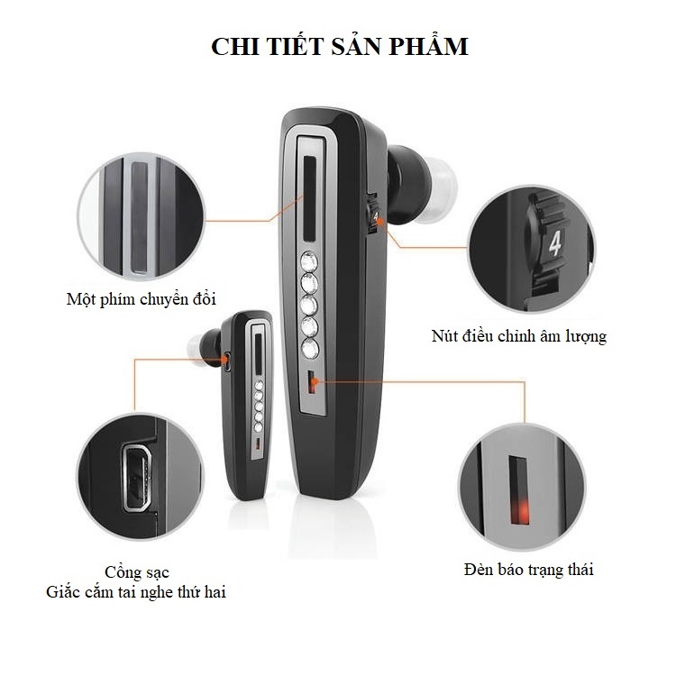 Tai Nghe Trợ Thính GDB-101(có thể nghe 2 tai linh hoạt (kèm sẵn 1 tai) )