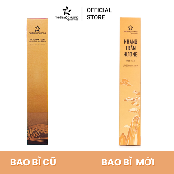 Nhang trầm hương tự nhiên Thiên Mộc Hương- Trầm Hương 12 năm, 30cm, Ít Khói, Thơm Nhẹ, Dễ Chịu, Không kích mũi