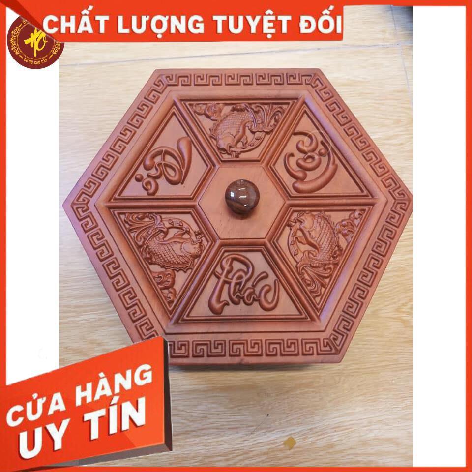 Khay đựng bánh kẹo tết bằng gỗ cao cấp