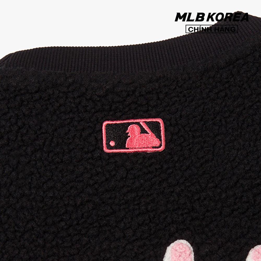 Hình ảnh MLB - Áo sweatshirt cổ tròn tay phom suông hiện đại 3AMTL0326-50BKS