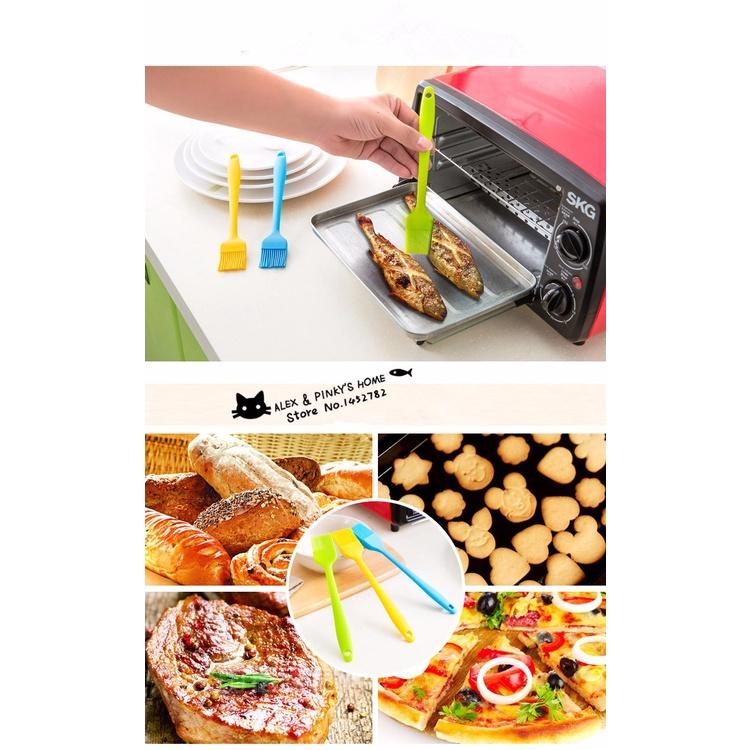 1pc Silicone Oil Brush BBQ Brush Kitchen Bakeware High Temperature Resistant Brush