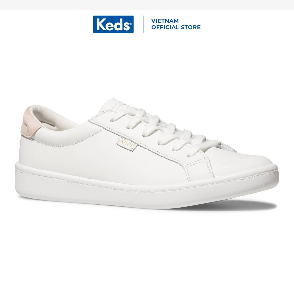 Giày Keds Nữ - Ace Leather White - KD057442