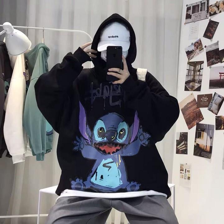 Áo Khoác Hoodie Nỉ Bông in Ftitch Form Unisex Nam Nữ Mặc Đẹp Cực Xinh Ulzzang KUN