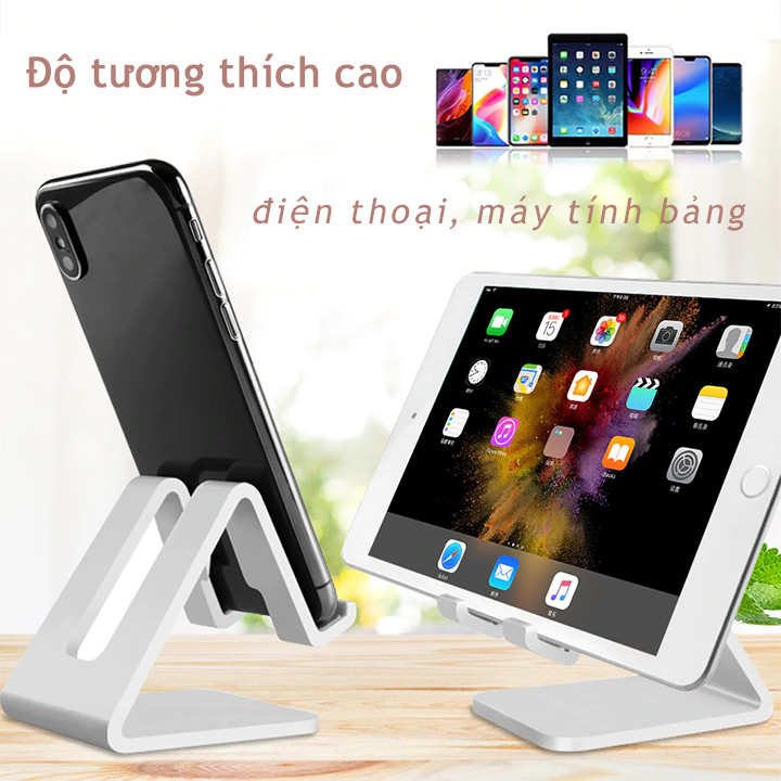 Giá đỡ điện thoại, máy tính bảng nhựa chịu lực chắc chắn WF-05 - màu ngẫu nhiên