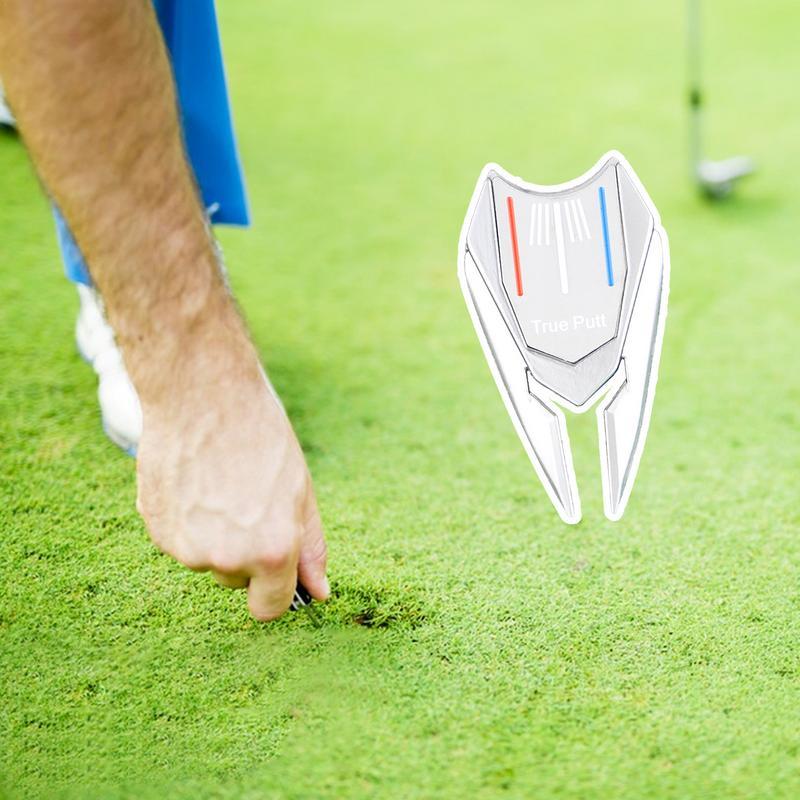 6 trong 1 Công cụ sửa chữa Golf Divot Pitch Groove Cleaner Phụ kiện golf đặt màu xanh lá cây Color: black short