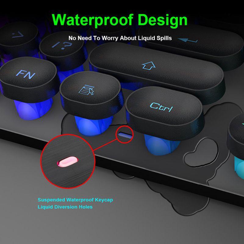 Bàn Phím Dây 104 Phím Rgb Chất Lượng Cao