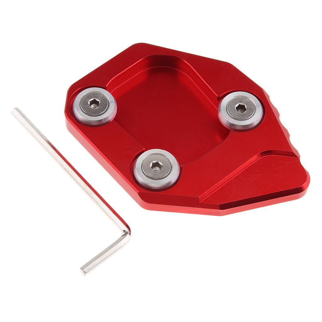 Kickstand Side Stand Enlarge Pad Plate for  CBR600RR 07-12 Red