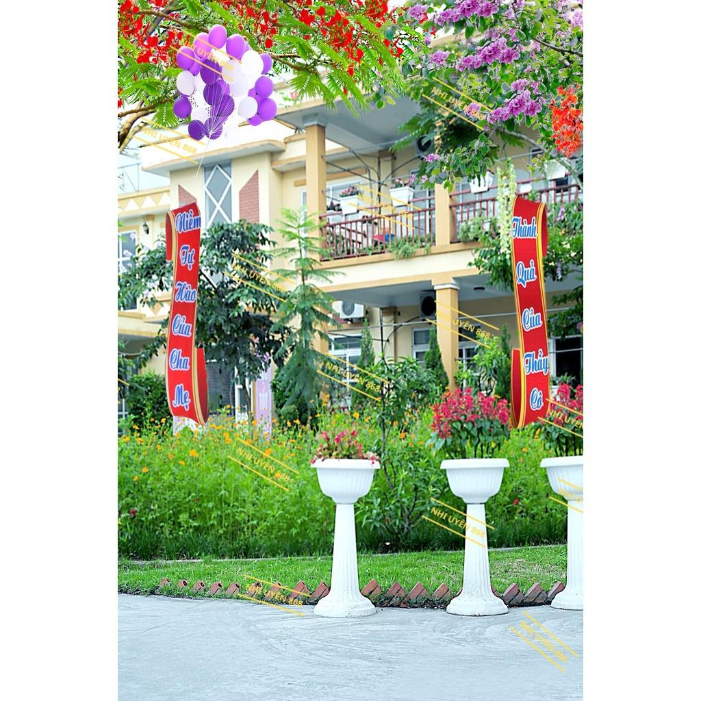 Tranh vải decor / Thảm vải treo tường / Thảm vải chụp ảnh cử nhân/ Chụp ảnh tốt nghiệp