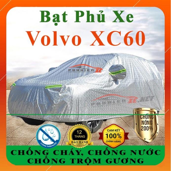 Bạt phủ ô tô Volvo XC60 CAO CẤP 3 LỚP Mạ Bạc Cách Nhiệt, Chống Nước, Chống Xước