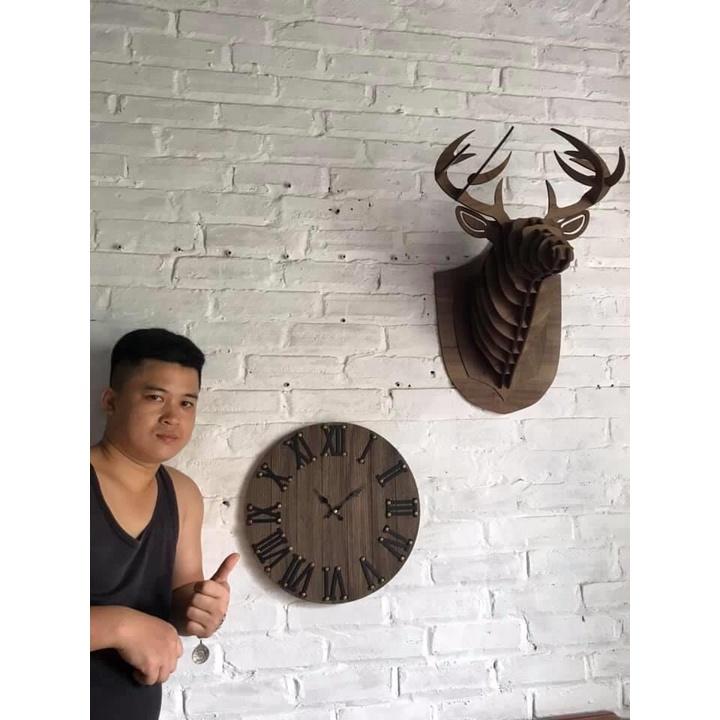 ĐỒNG HỒ GỖ TRANG TRÍ ĐH33