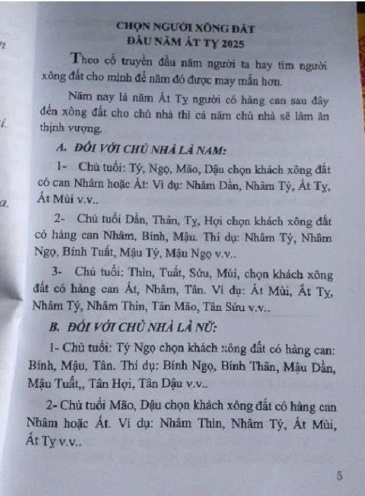 [KoSuyTu] Lịch Vạn Sự 2025