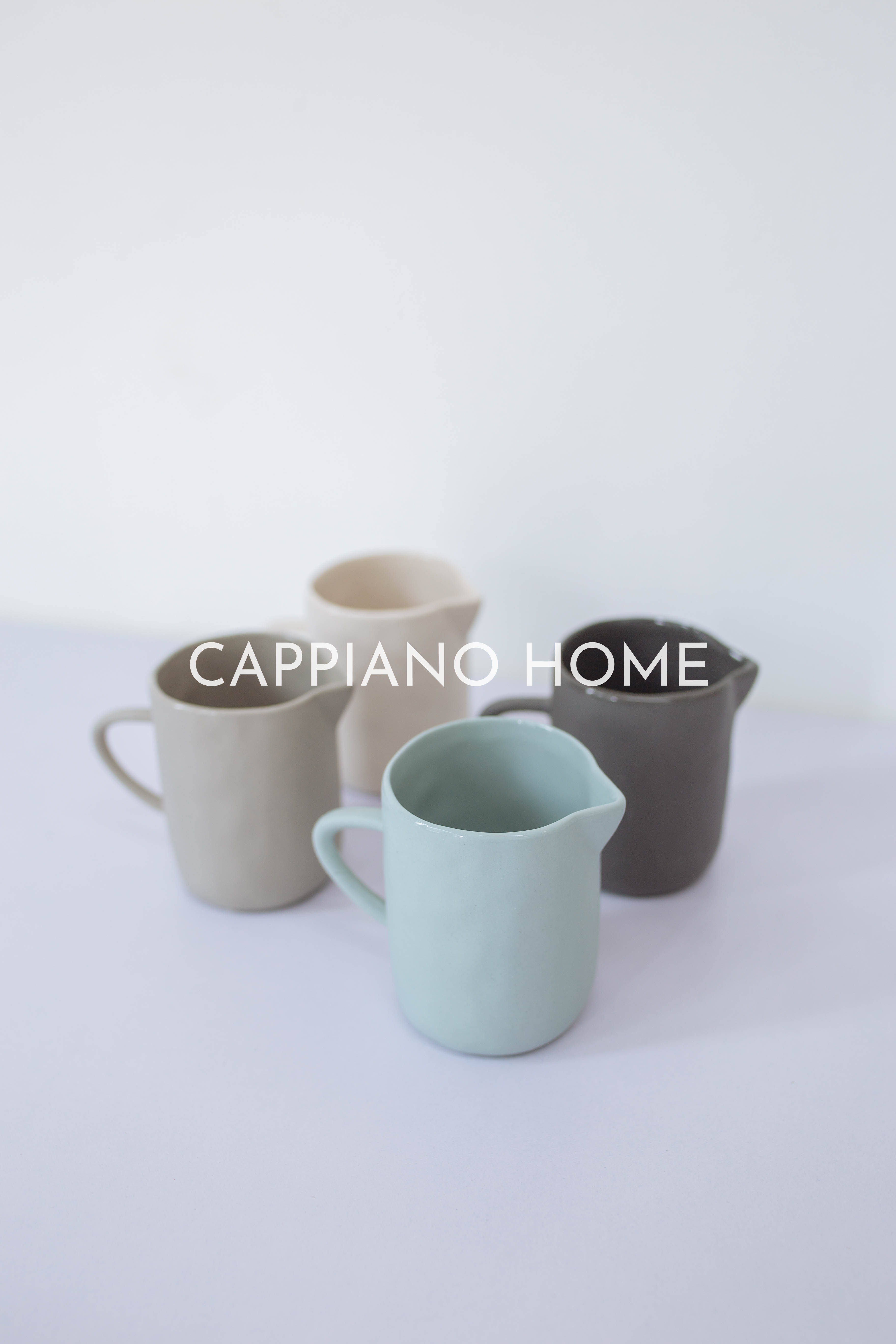 Cốc sứ mini đựng mật ong, lọ sứ nhám miệng rót size nhỏ rót đồ tiện lợi | Cappiano home