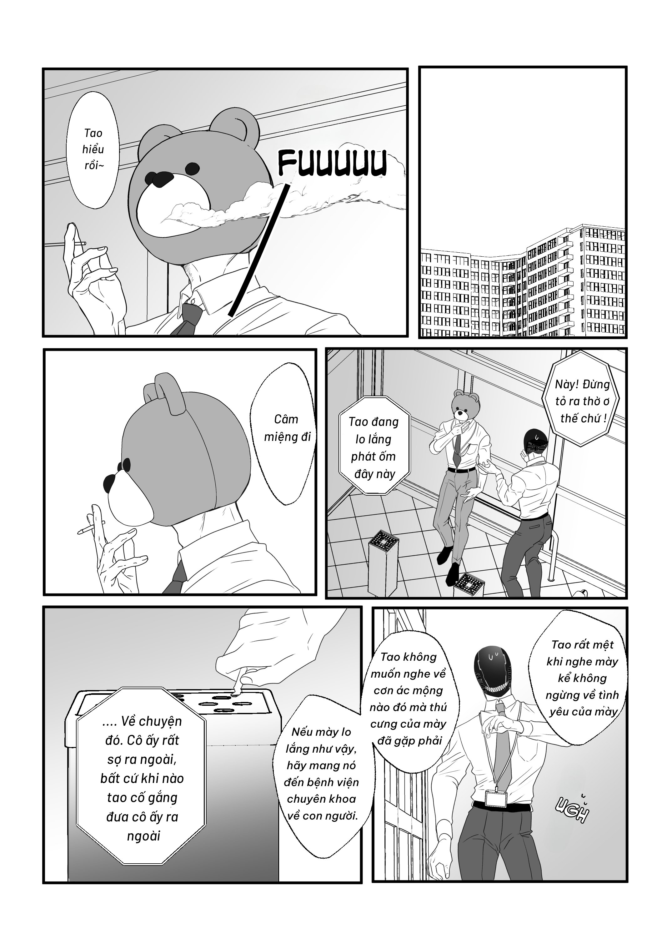 anh chàng đầu quái dị và cô gái loài người chapter 2 4