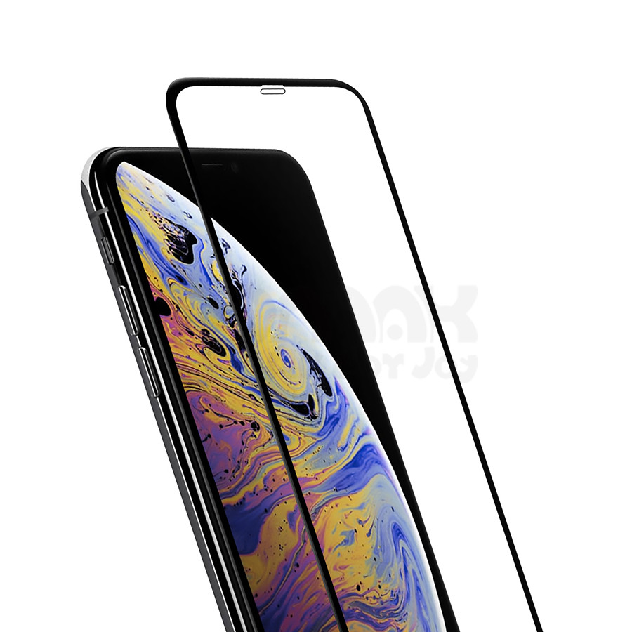 Kính Cường Lực 10D Cao Cấp Dành Cho iPhone XS 2018 màu đen - HÀNG CHÍNH HÃNG