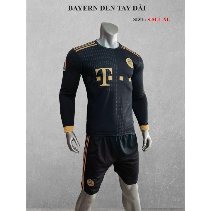 Bộ Áo Đấu Bayern Munich mùa giải 2021-2022 Màu Đen Tay Dài