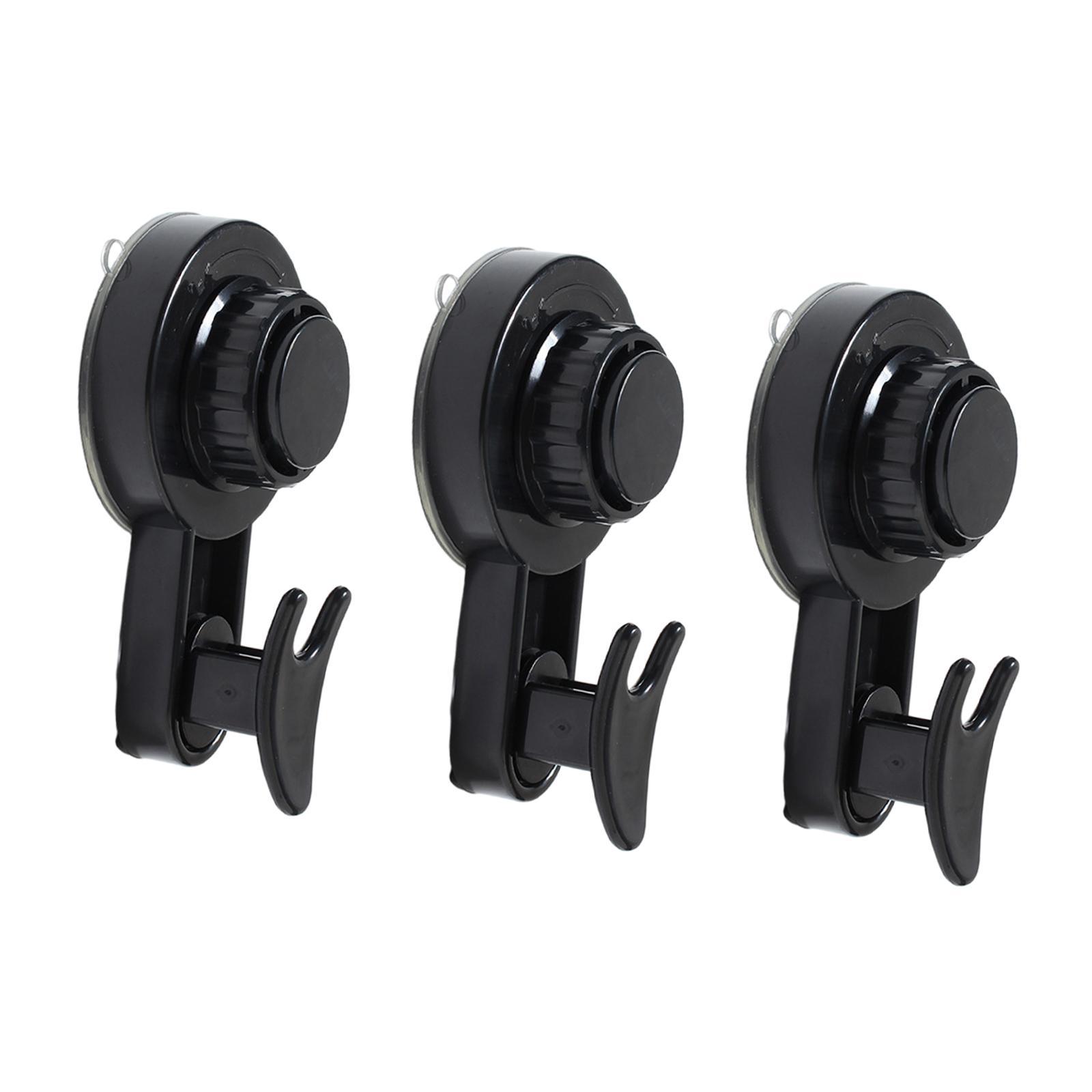 Suction Hooks Bath Towel Hooks Bath Robe Hook Holder Portable Powerful Vacuum Suction Cup Hooks Suction Hanger for Farmhouse
