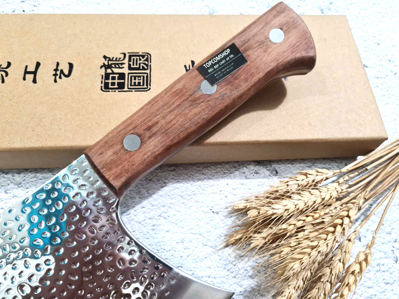 DAO - DAO BẾP NHẬT BẢN AZUCHI THÉP DAMASCUS MÃ A2 DT121 nt topcomshop vn