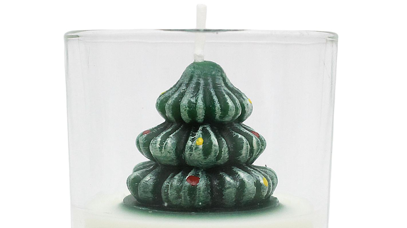 Ly Nến Thơm Hình Cây Thông Noel 3D