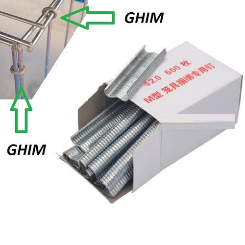 COMBO 10 HỘP GHIM RÁP LỒNG BỒ CÂU LỒNG THỎ, GÀ