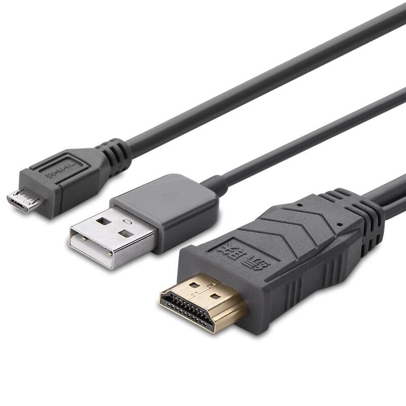 CáP tín hiệu Mhl Micro 11Pin sang Hdmi màu đen 2M  UGREEN 20139 Hàng chính hãng