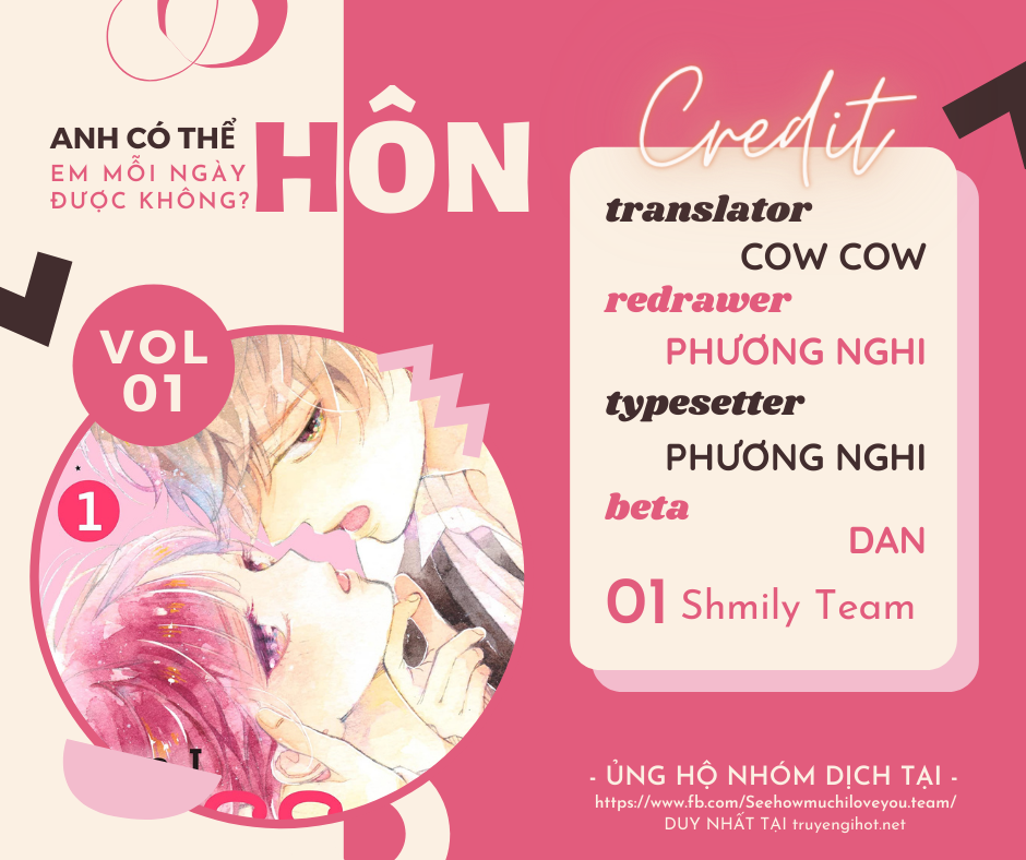 anh có thể hôn em mỗi ngày được không? chapter 1 2