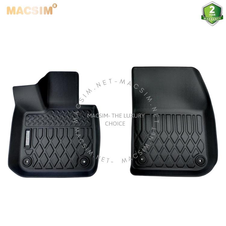 Thảm lót sàn xe ô tô VinFast VF8 Nhãn hiệu Macsim chất liệu nhựa TPE cao cấp màu đen
