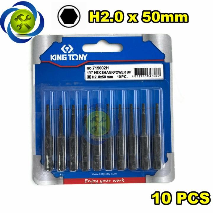Mũi lục giác 2mm Kingtony 715002H kích thước 2mm X 50mm