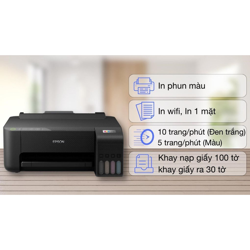 Máy In phun màu Epson L1250 Wifi - Hàng Chính Hãng