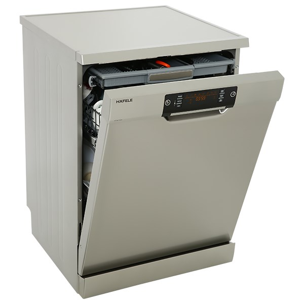 Máy rửa chén Hafele HDW-F60C/ 533.23.200 - Trọng tải rửa 15 bộ đồ ăn Châu Âu- Sản xuất Thổ Nhĩ Kỳ - Rửa nửa tải - Hàng chính hãng