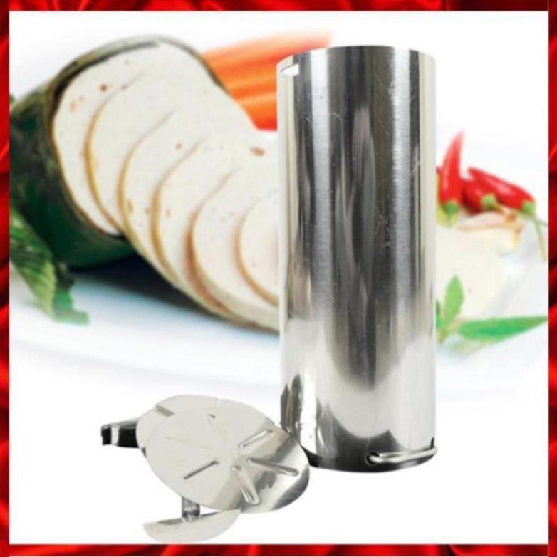 Khuôn làm giò chả inox cao cấp 0.5kg, 1kg, 2kg tiện dụng