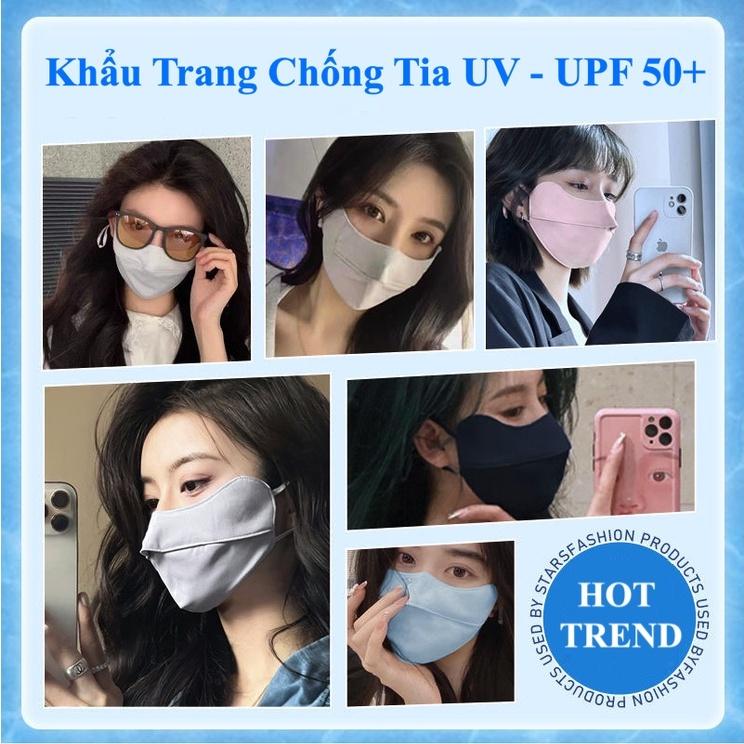 Khẩu Trang Chống Tia UV - Khẩu trang chống nắng che mặt UPF 50