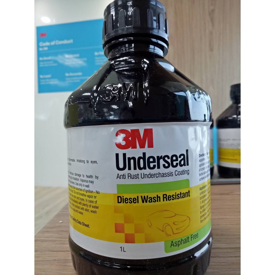 Sơn phủ gầm 3M Underseal chai 1L