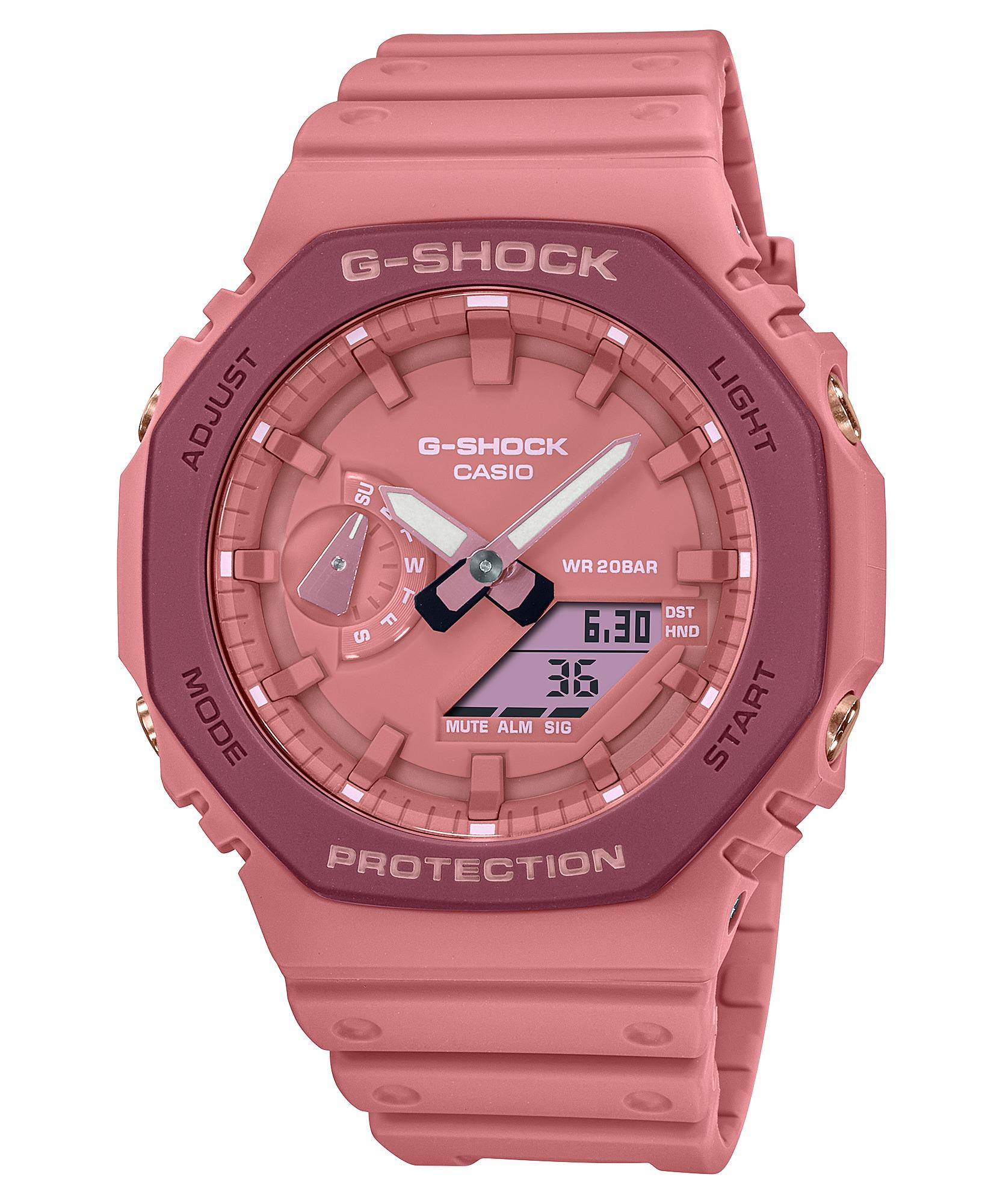 Đồng Hồ Unisex Dây Nhựa Casio G-Shock GA-2110SL-4A4DR Carbon Core | GA-2110SL-4A4