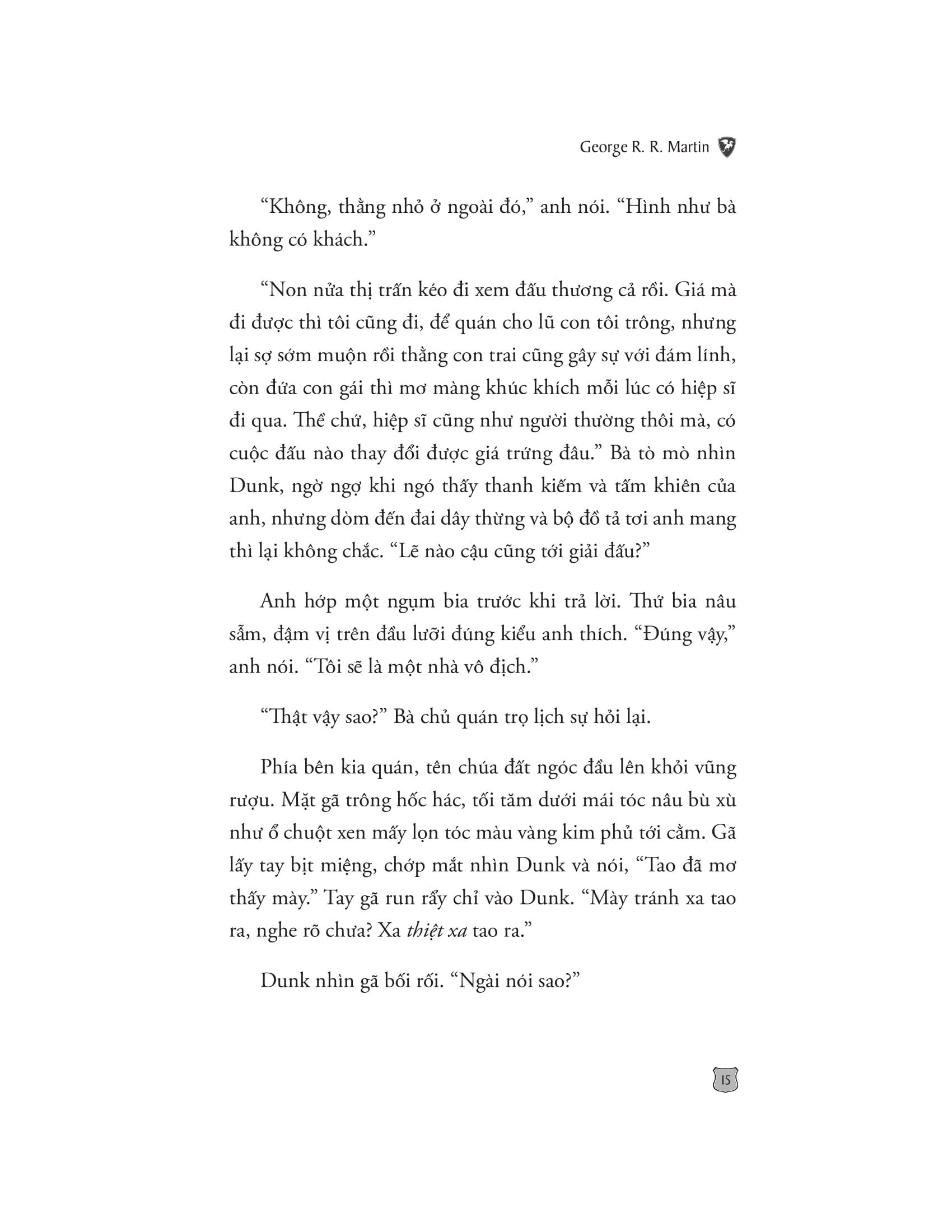 Sách - A Knight Of The Seven Kingdoms - Hiệp Sĩ Bảy Vương Quốc