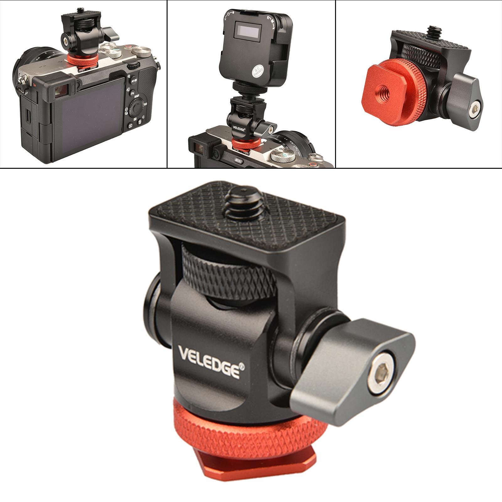 Mini Tripod Head Monitor Holder for Microphone Flash Camera