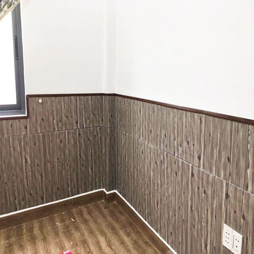 Bộ 5 Tấm Xốp Dán Tường Vân Gỗ Cách Âm, Chống Va Đập, Bền Đẹp, Sang Trọng