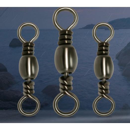 Khóa link câu cá hình số 8, đầu nối , chống xoắn phụ kiện câu cá