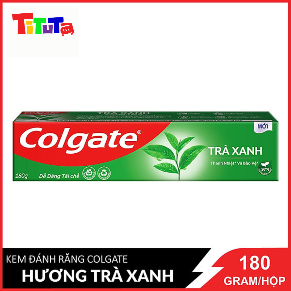 Kem Đánh Răng Colgate Hương Trà Xanh 180 Gram / Hộp