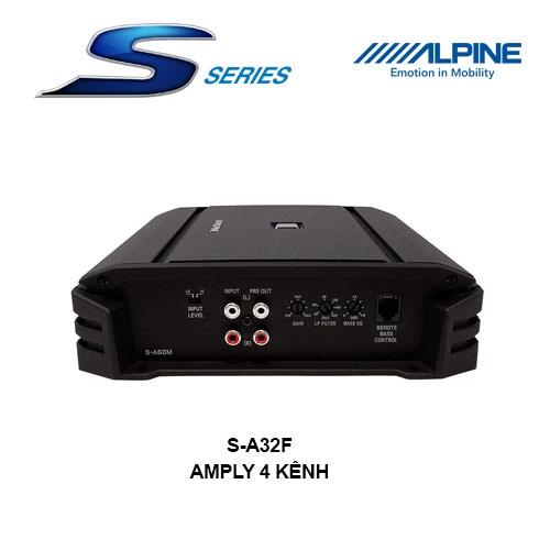 S-A32F Amply ô tô 4 kênh chính hãng Alpine