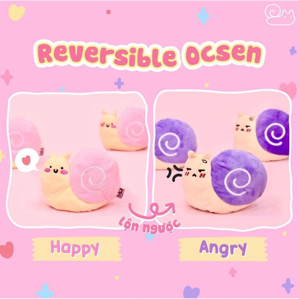 Gấu bông Ốc sên cảm xúc 2 mặt