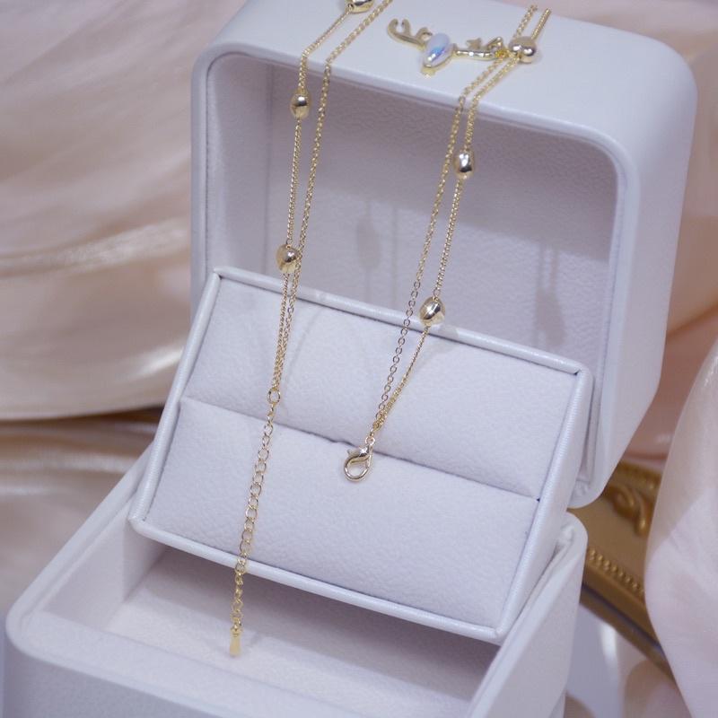 DÂY CHUYỀN NỮ CHOKER TIM 2 TẦNG