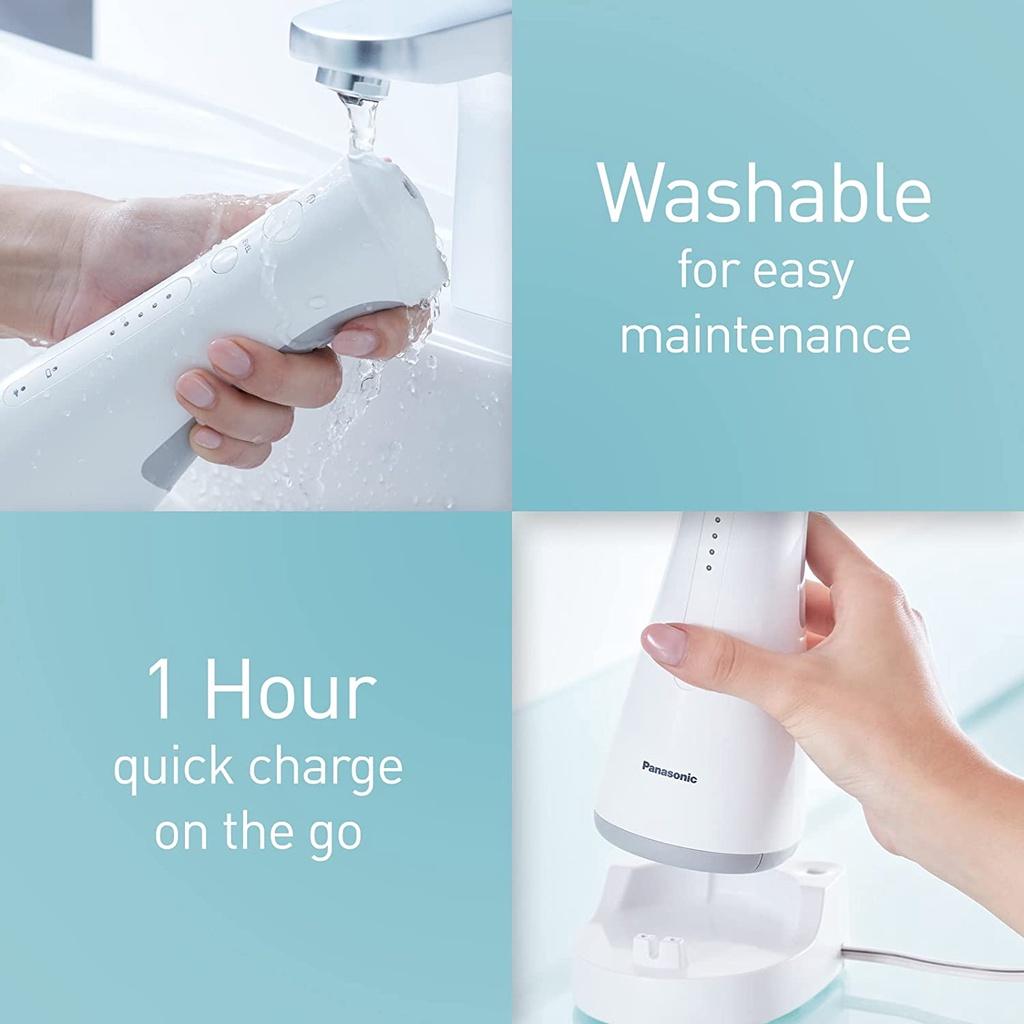 Máy Tăm Nước PANASONI EW1511, Công Nghệ Sóng Ion Âm, Loại Bỏ 99% Vi Khuẩn, Cặn Bám, Ngừa Sâu Răng, Nhập Đức, BH 12Tháng