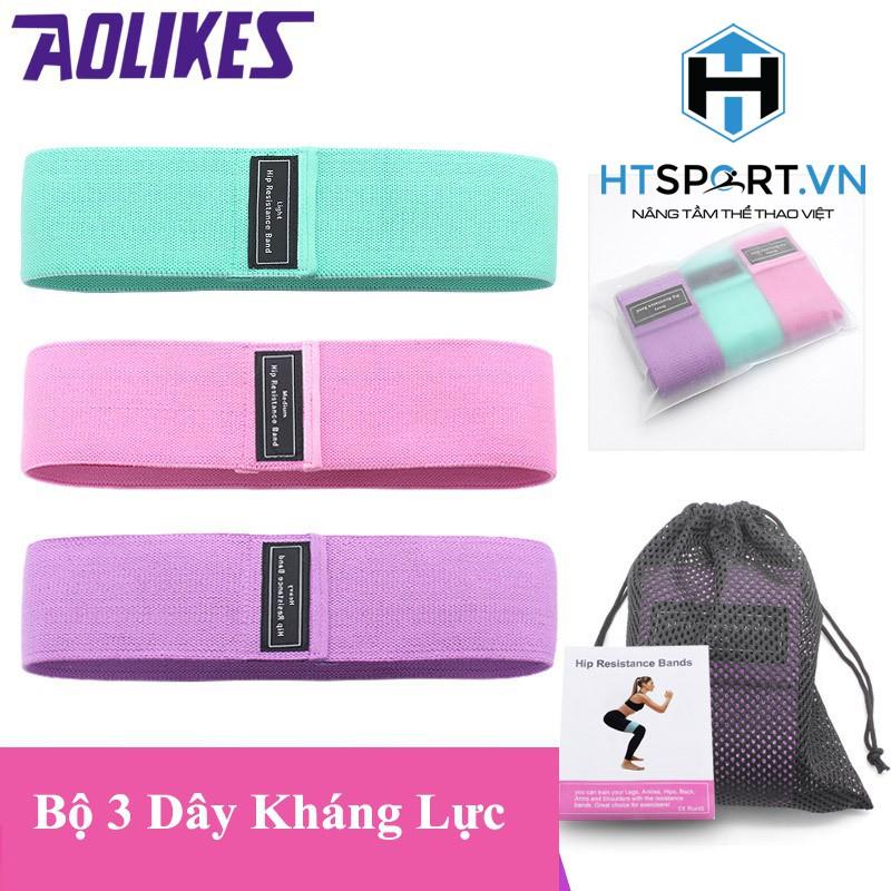 Dây Mini Band, Dây Đàn Hồi Kháng Lực Tập Chân Mông Gym Tại Nhà Miniband Aolikes AL3604