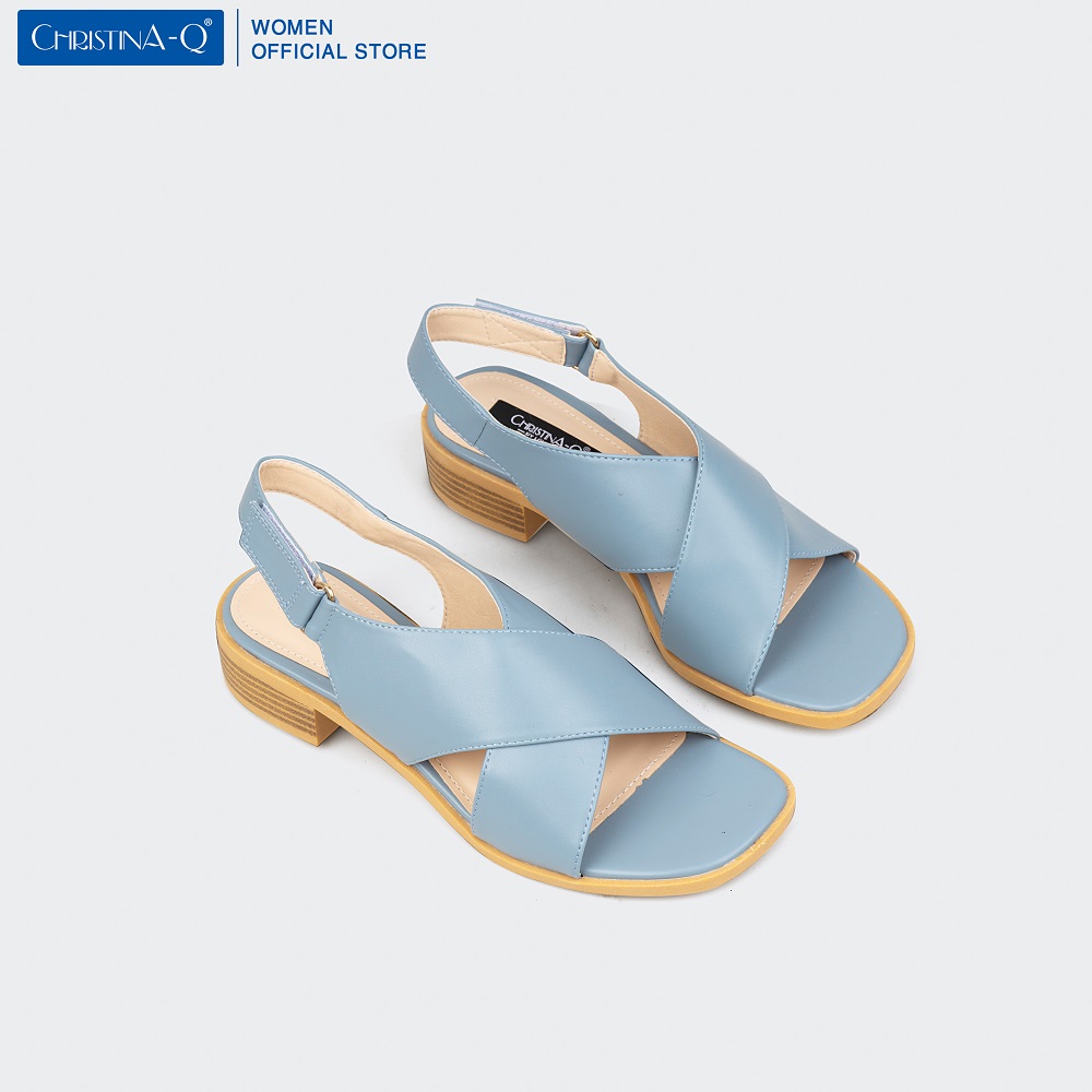 Giày Sandals Nữ Gót Trụ ChristinA-Q XDN277